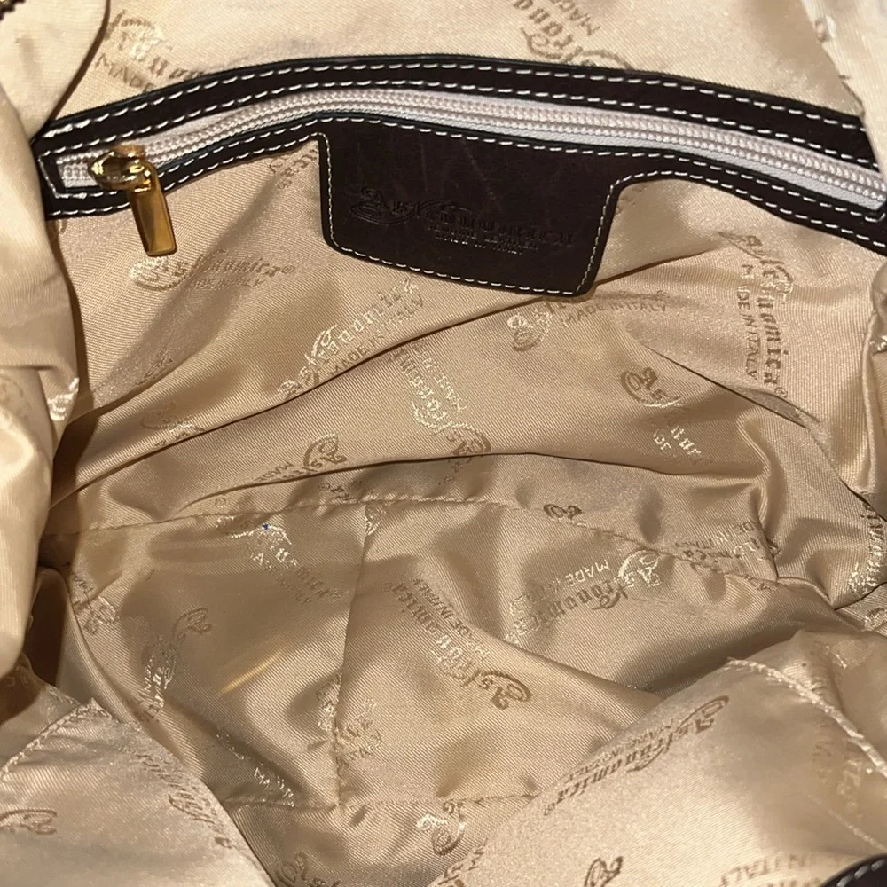 EUC Astronomica Firenze Italy woven leather satchel purse